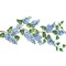 Lilac Branch Wall Stencil | 2490 by Designer Stencils | Floral Stencils | Reusable Art Craft Stencils for Painting on Walls, Canvas, Wood | Reusable Plastic Paint Stencil for Home Makeover | Easy to Use & Clean Art Stencil
